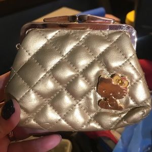 Hello Kitty gold coin purse